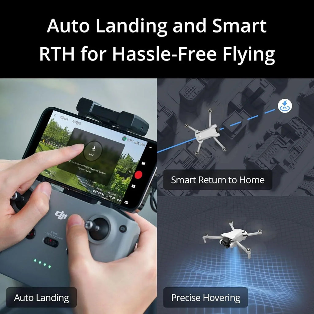 DJI Mini 3 Drones with Camera for Adults 4K 38 min Flight Time up to 32800 ft