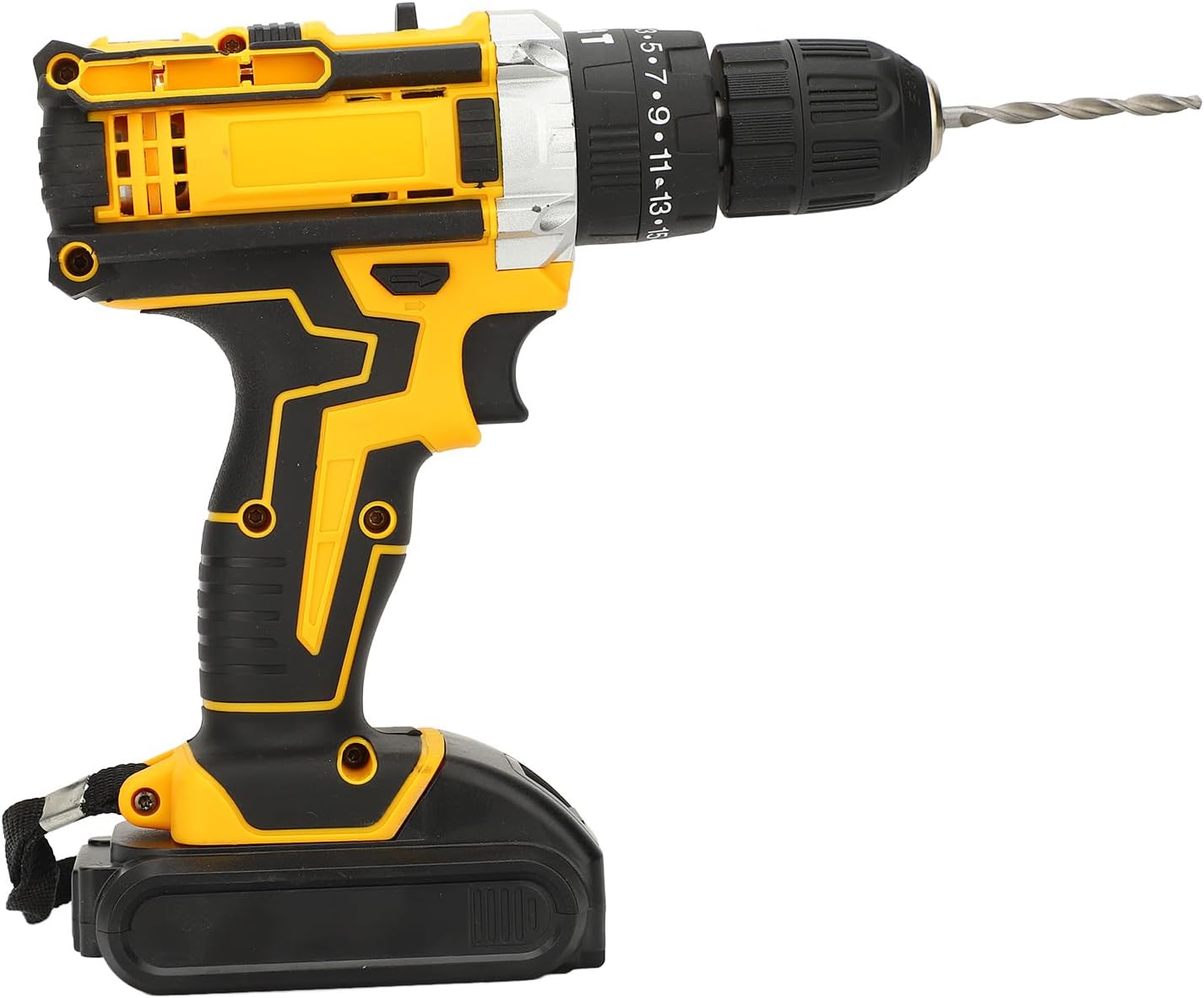 21V Lithium Cordless Drill Driver Kit with Two Batteries and Charger